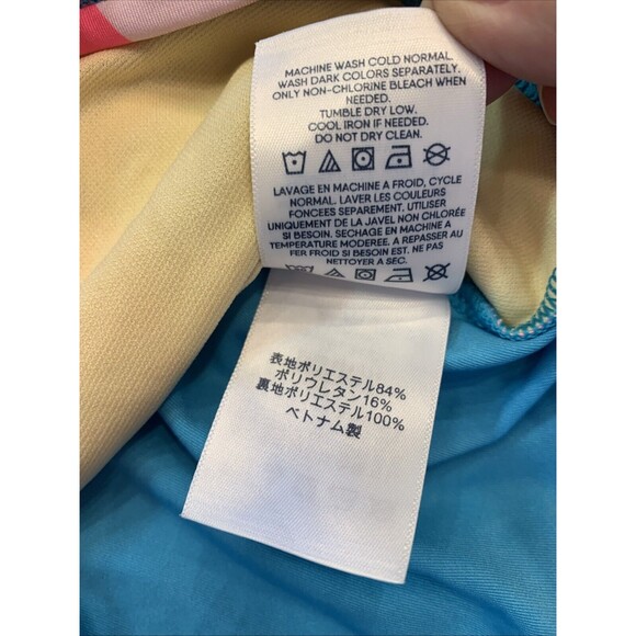 Lands End Girls Sz 10 Rash Guard UV Protection Surf Swim Pool Spring Break Fun - Picture 9 of 9